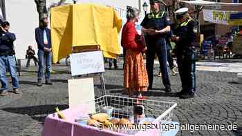 Polizeieinsatz wegen "Containern": Klimacamp gerät unter Beschuss