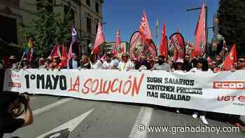 Granada grita la 'solución' al problema laboral en el 1 de mayo: más salarios, menos precios e igualdad - Granada Hoy