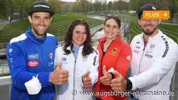 Augsburger Kanuten und Kanutinnen sind bereit für den Start am Eiskanal