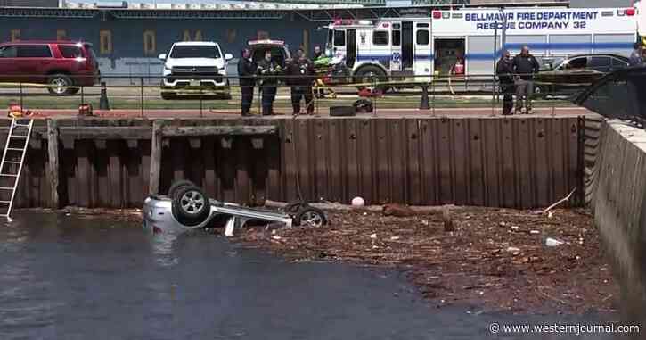 Good Samaritans Help Officers Rescue Woman after Car Flips and Plunges into Delaware River