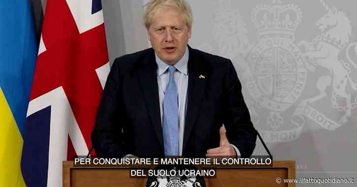 Boris Johnson in videocollegamento con il Parlamento a Kiev: “L’Ucraina vincerà e sarà libera”