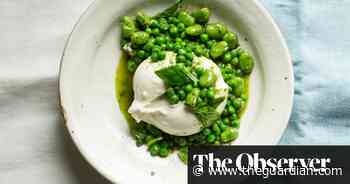 Nigel Slater’s recipe for burrata with peas and broad beans - The Guardian