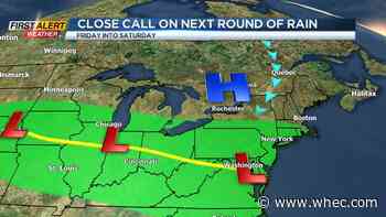 First Alert Weather: Rain &amp; some rumbles tonight