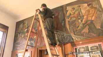 National Park Service oversees refurbishing of untouched Mount Hope mural - WVVA