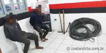 Criminosos são capturados pela GCM de Bertioga por furto de fiação elétrica - Costa Norte