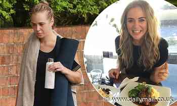 Jessica Marais works as a waitress at a Sydney café after quitting acting to focus on mental health - Daily Mail