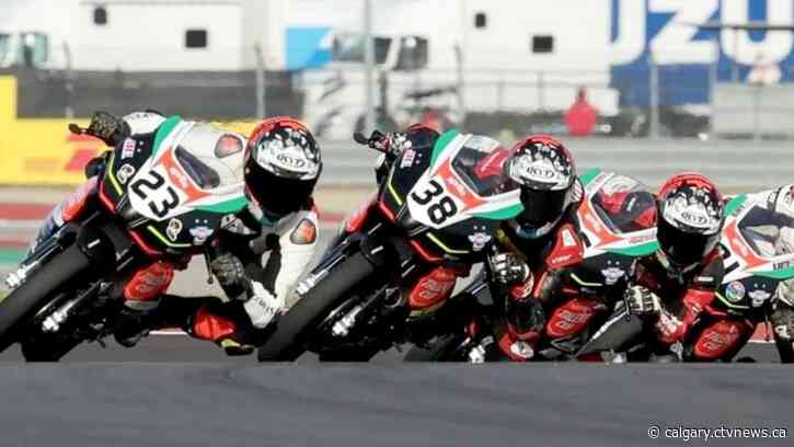 Calgary teen shows skill on 2 wheels in 2022 MotoGP North America Talent Cup