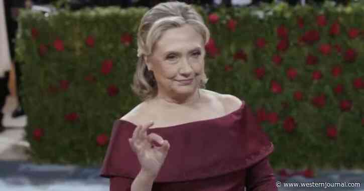 Hillary Clinton Flashes Hand Gesture Leftists Have Dubbed a 'Symbol of Hate' During Met Gala