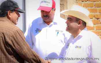 Presenta propuesta David Ramos en el barrio La Hacienda en Guadalupe Victoria - El Sol de Durango
