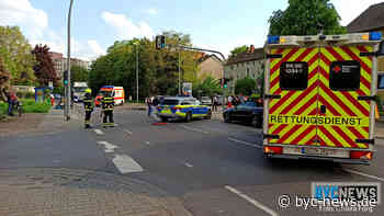 Drei Verletzte bei Unfall in Bischofsheim - Rettungshubschrauber im Einsatz - BYC-NEWS