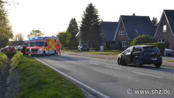 Unfall in der Fahrbahnmitte: Zusammenprall in Mildstedt: Zwei Autofahrer schwer verletzt | shz.de - shz.de