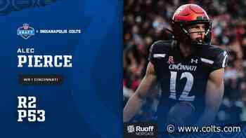 NFL Draft 2022: Colts Select Cincinnati Wide Receiver Alec Pierce With No. 53 Overall Pick - Colts.com