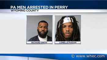 2 PA men arrested in Wyoming County, including 1 wanted for double murder