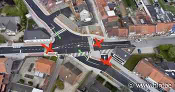 Kruispunt Vijfwegen deels terug open na heraanleg | Izegem | hln.be - Het Laatste Nieuws