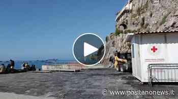 Positano: al via i lavori di pavimentazione del molo - Positanonews - Positanonews