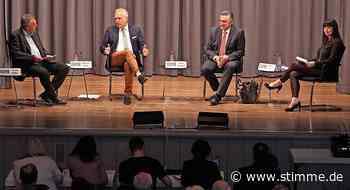 Großes Interesse an den Bürgermeisterkandidaten beim HZ-Wahlforum in Ingelfingen - Heilbronner Stimme