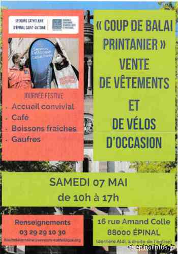 Epinal - Le secours catholique attend vos vêtements et vélos d'occasion - Epinal infos - Epinal Infos