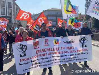 1er mai - 300 manifestants à Epinal - Epinal infos - Epinal Infos