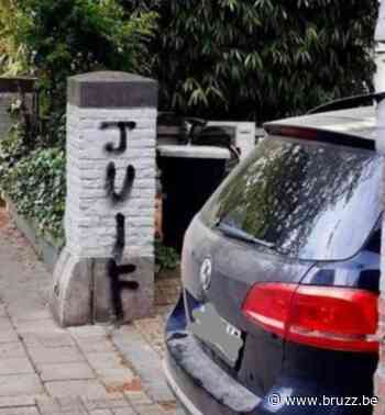 Antisemitische graffiti opgedoken in Ukkel - BRUZZ