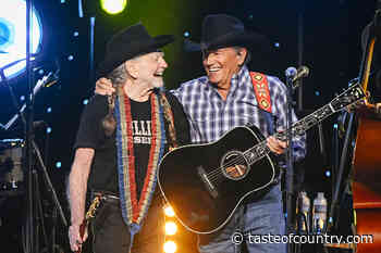 WATCH: George Strait Sings 'Happy Birthday' to Willie Nelson Live - Taste of Country