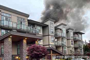 VIDEO: 160 units evacuated in large apartment fire in Abbotsford - Nelson Star