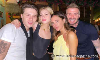 Nicola Peltz shares rare photo of dad Nelson and David Beckham for special reason - HELLO!