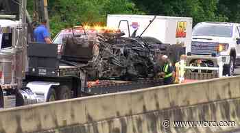 I-20 W shutdown at mm 156 in St. Clair Co. following wreck and Hazmat situation - WBRC