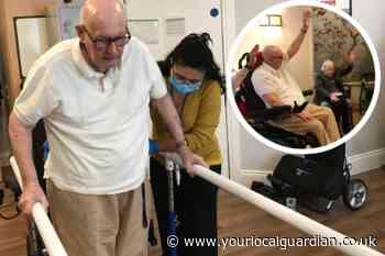 Surbiton: Royal Star & Garter care home resident leads exercise class