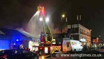 Park Royal bakery blaze fought by 125 fire crew