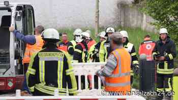Bagger reißt Gasleitung in der Kirchenstraße ab