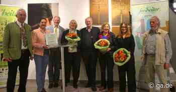 Preisträger aus Heidelberg: Freiheiter-Klangschale mit großer Verspätung übergeben - General-Anzeiger Bonn