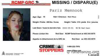 Missing: Pariz Memnook, 15, of Red Deer - rdnewsnow.com