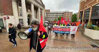 Coventry's striking binmen hold city centre rally as pay row rumbles on - Coventry Live