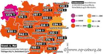 Niedrigste im Bund - Corona-Inzidenz in Thüringen gesunken - Neue Presse Coburg