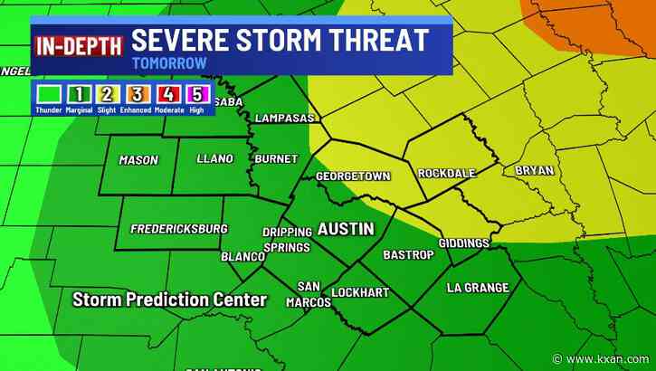 Risk of severe storms ahead of uncomfortable weekend heat
