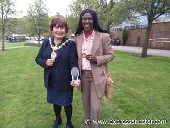 Dudley-based Olympian visits mayor to celebrate honour - Express & Star
