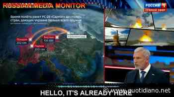 La minaccia del super missile russo. "Non saremmo in grado di fermarlo" - QUOTIDIANO NAZIONALE