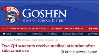 Authorities conduct drug sweeps in Goshen schools after 2 'traumatic' student medical emergencies - News 12 Bronx