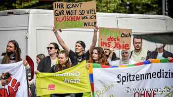 Uniklinik Essen: Beschäftigte streiken – OPs werden abgesagt - WAZ News