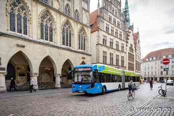 Umleitung für die Busse in Münsters Innenstadt