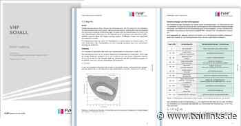 FVHF-Leitlinie zum Schallschutz mit vorgehängten hinterlüfteten Fassaden