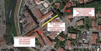 Oderzo/torna il cantiere in via Cesare Battisti. Settimana di passione per studenti e attività commerciali – Giornale Nord Est - giornalenordest