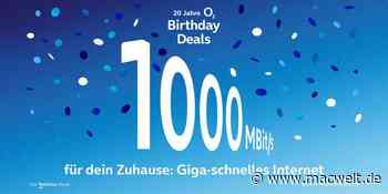 Internet mit 1000 MBit/s bei O2: Jetzt bis 600 Euro sparen - Macwelt