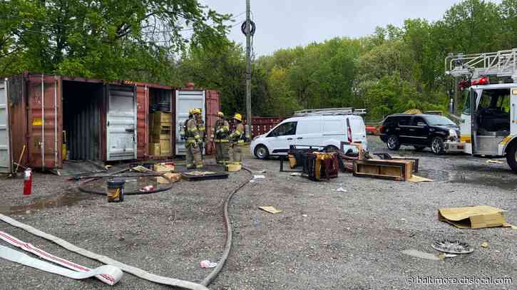 Shipping Container Explosion In Millersville Under Investigation