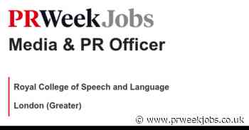 Royal College of Speech and Language: Media & PR Officer