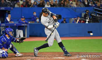 Young Yankees fan has tears of joy after being gifted Aaron Judge's HR ball by Blue Jays fan