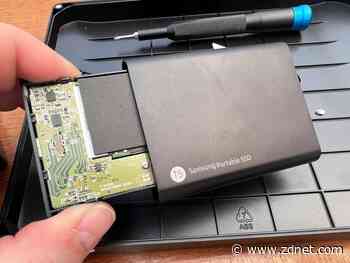 Why am I taking this Samsung T5 external SSD apart?