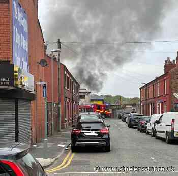 Firefighters called to portable building in flames in Prescot - St Helens Star