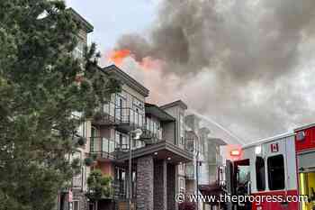 VIDEO: Large apartment fire in west Abbotsford – Chilliwack Progress - Chilliwack Progress