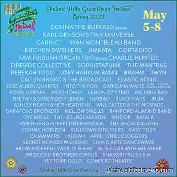18th Annual Spring Shakori Hills GrassRoots Festival of Music & Dance • MUSICFESTNEWS - Music Fest News